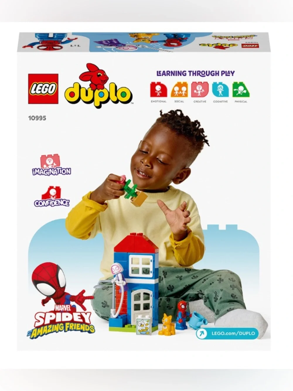 LEGO DUPLO Marvel Spider-Man's House Building Toy Spidey Amazing Friends Playset